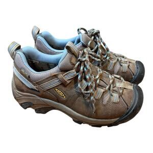 Keen Targhee ll Hiking Shoes Womens 7.0 Low Dark Earth Dry Waterproof 1004085